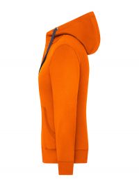Damen Zip-Jacke Orange